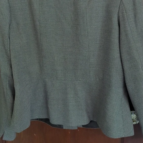 Talbots Brown Business Professional Button Front Blazer Size 16 - Picture 7 of 8